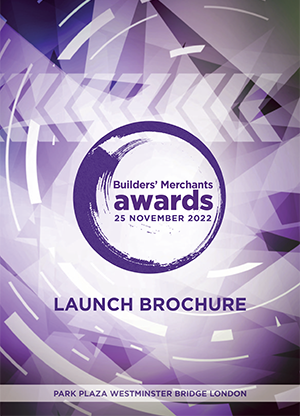 Builders' Merchants Awards 2022 launch brochure image