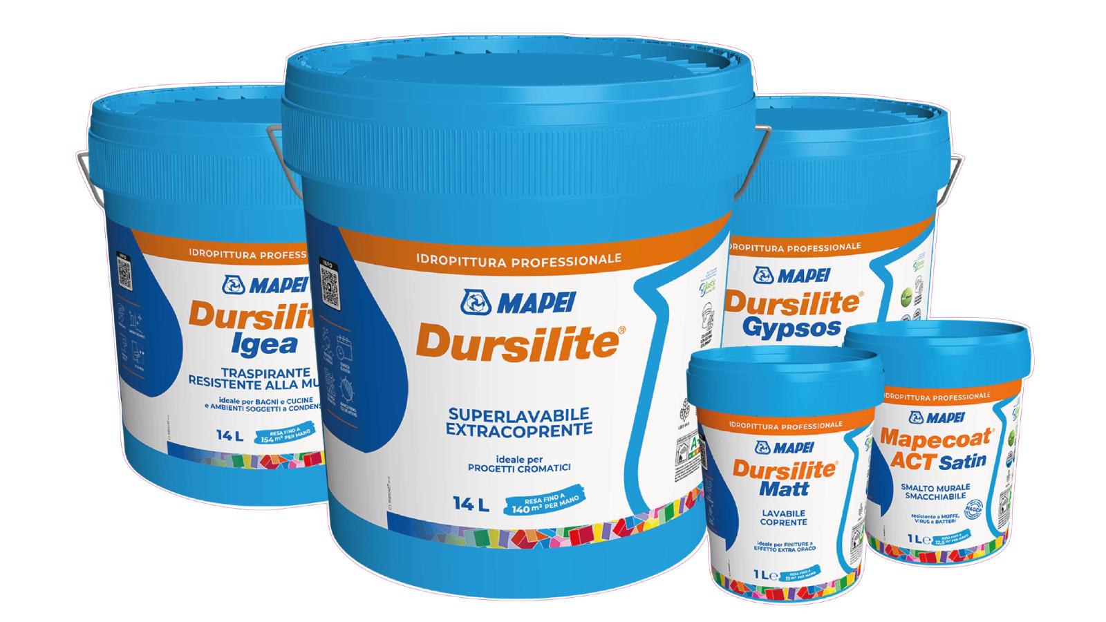 Mapei extends coatings range with Dursilite & Mapecoat Act paint series image