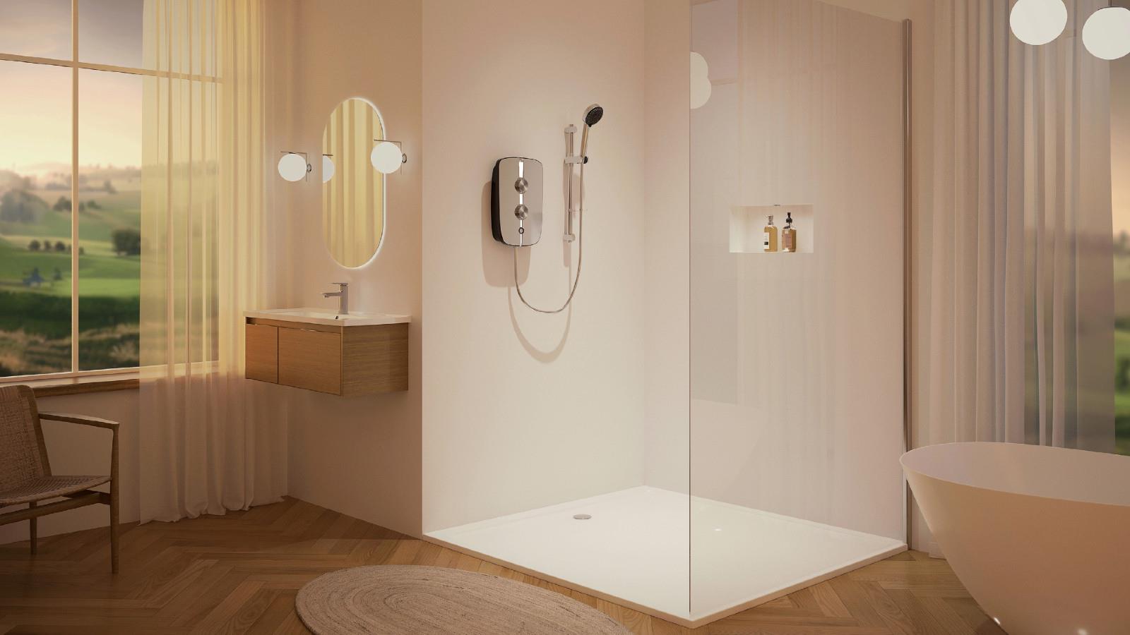 Aqualisa introduces Lumi+™ electric shower image