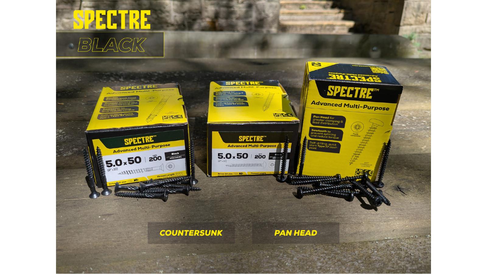 Spectre goes into the Black with new range of multi-purpose screws image
