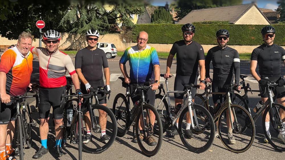 Alsford cycling team raises over £10,000 for charity image