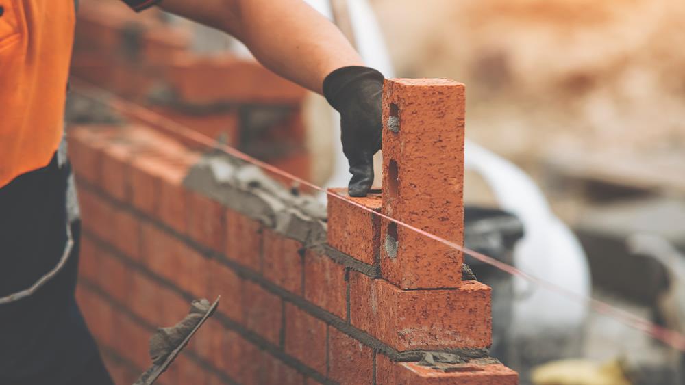 UK construction output falls at slowest pace for three months image