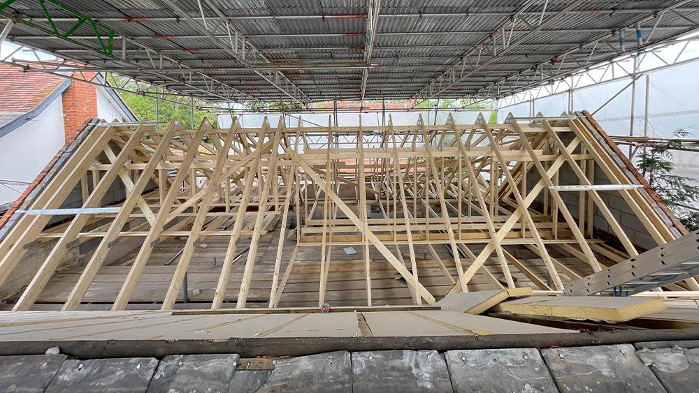 Calldene Structural Timber Solutions helps restore fire-damaged pub image