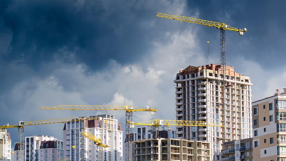 Downturn in construction output eased in January but still at record low image