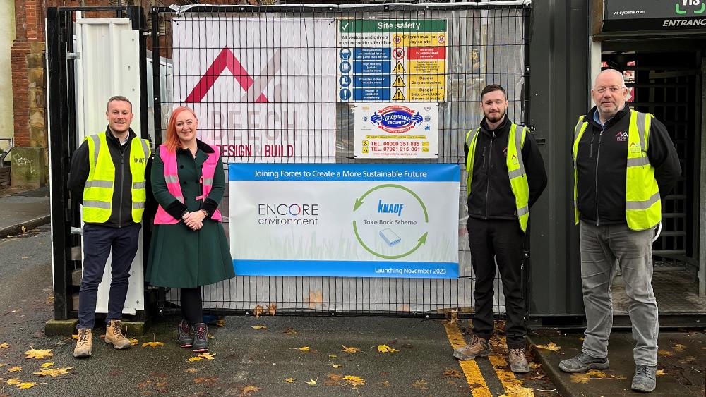 Knauf introduces plasterboard recycling scheme trial image