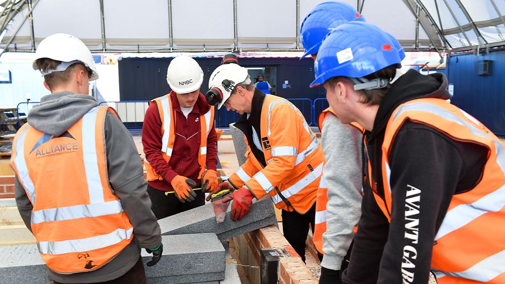 Forterra and NHBC help apprentices build skills for a changing industry image