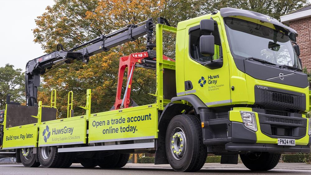 Huws Gray’s first re-branded lorry hits the road image
