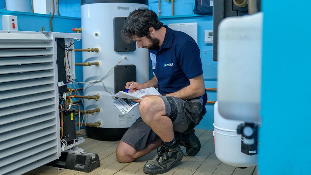 Confidence falls among plumbing and heating businesses as costs surge and workloads decline, says SNIPEF image