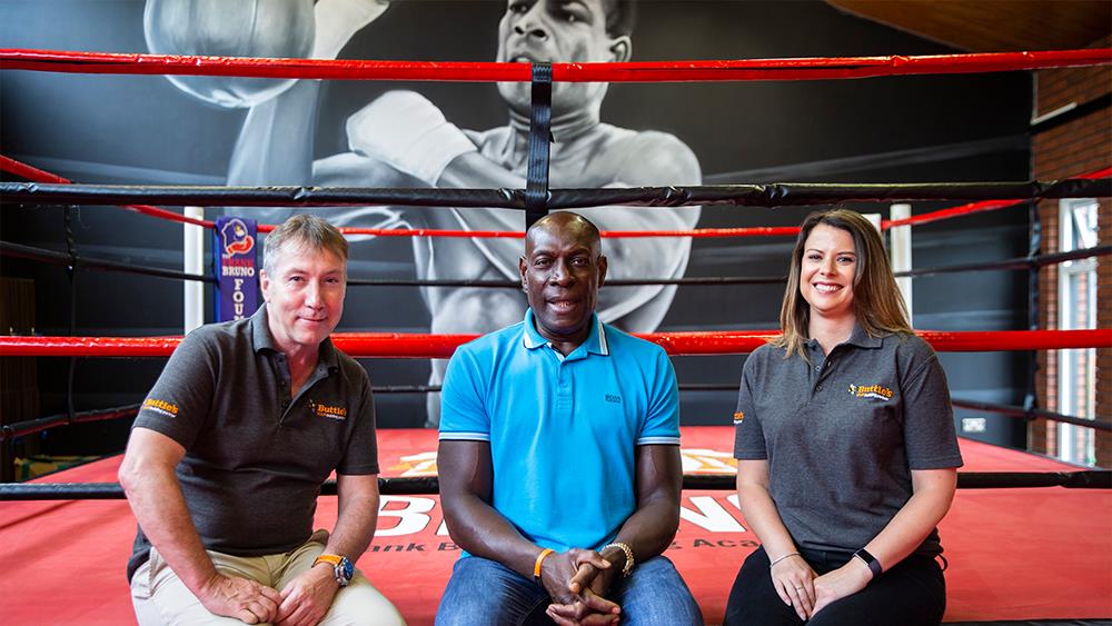 Buttle’s teeing up charity donation for Frank Bruno Foundation image