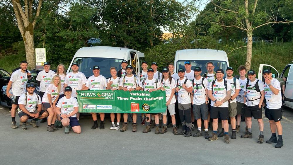 Huws Gray Group team conquers Yorkshire Three Peaks Challenge for charities image