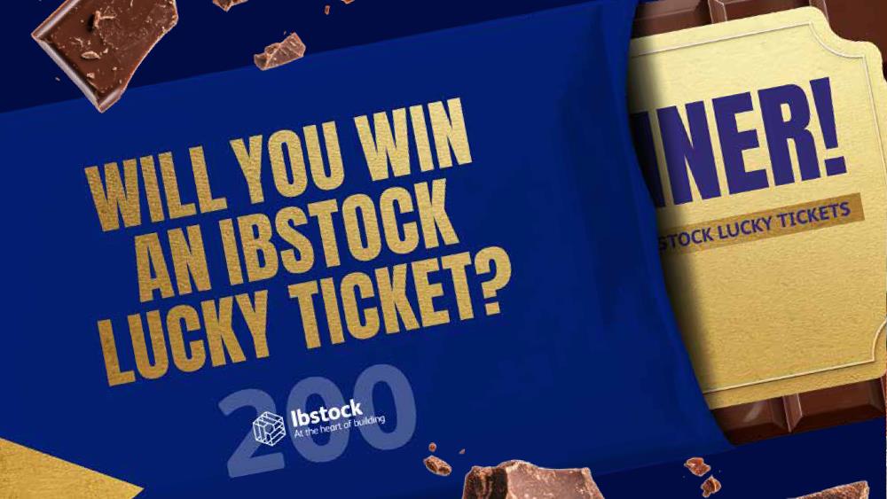 Ibstock launches ‘Lucky Ticket’ giveaway for merchant partners image