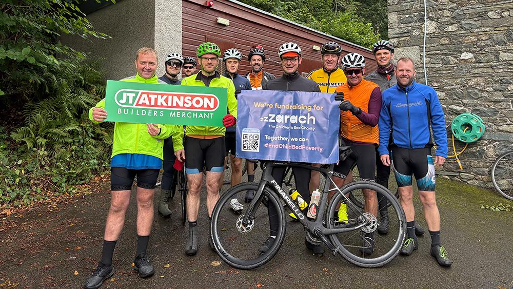 JT Atkinson team tackles coast-to-coast triathlon for charity image