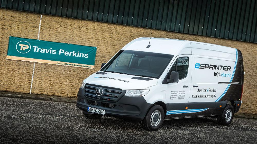 Travis Perkins builds for a brighter future with two clean, ‘green’ Mercedes-Benz vans image