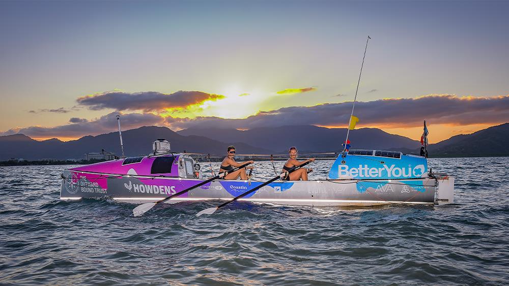 Howdens employee completes record-breaking Pacific crossing image