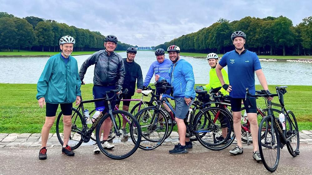 Saniflo UK cyclists complete epic London-to-Paris cycle  image