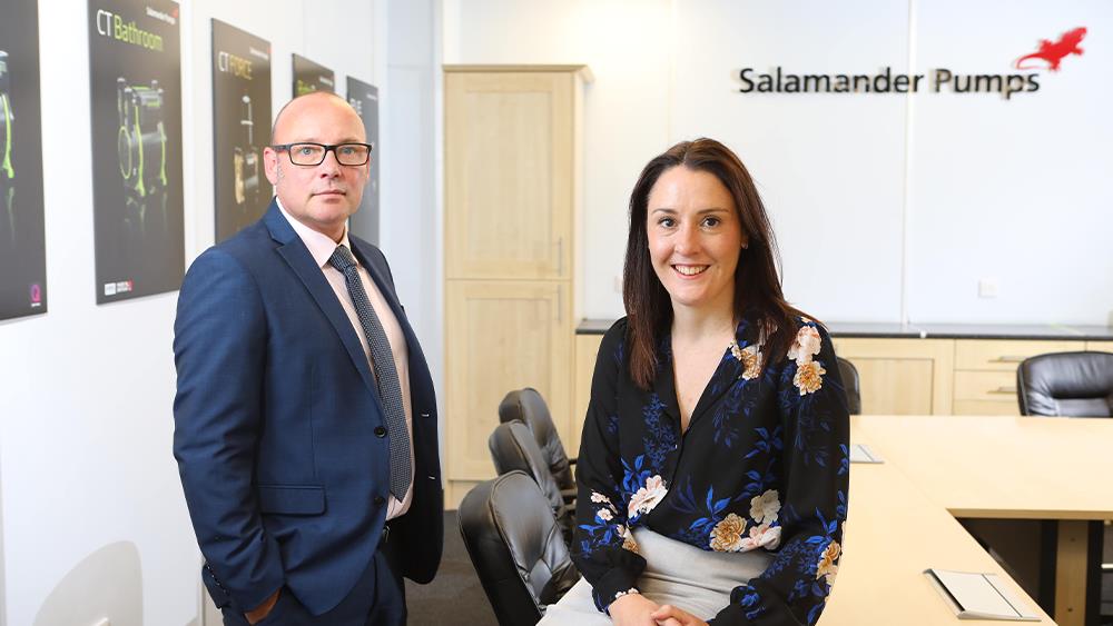 Two new appointments following a year of growth at Salamander Pumps image