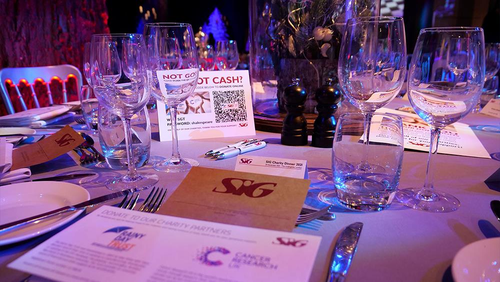 SIG inaugural gala dinner raises £50,000 for charity image
