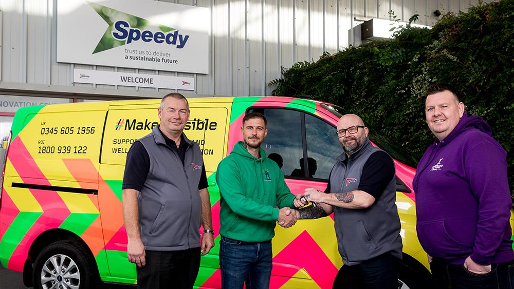 Speedy Hire donates van to Lighthouse Charity’s #MakeItVisible campaign  image