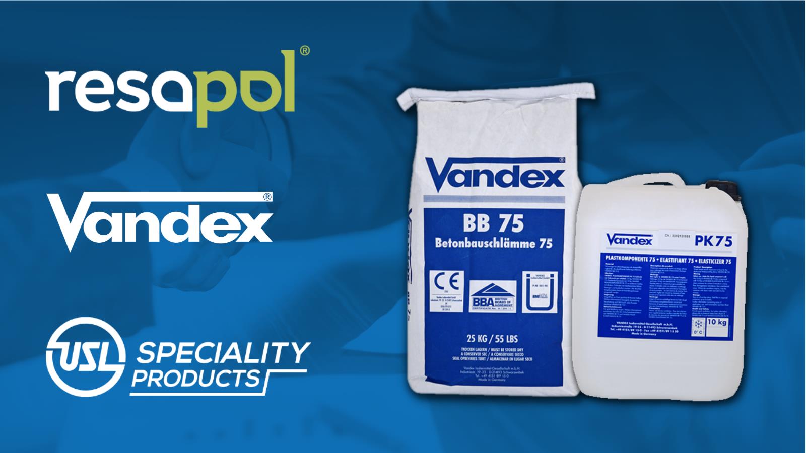Resapol signs exclusive UK wide distribution agreement with USL Speciality Products for the Vandex Range image