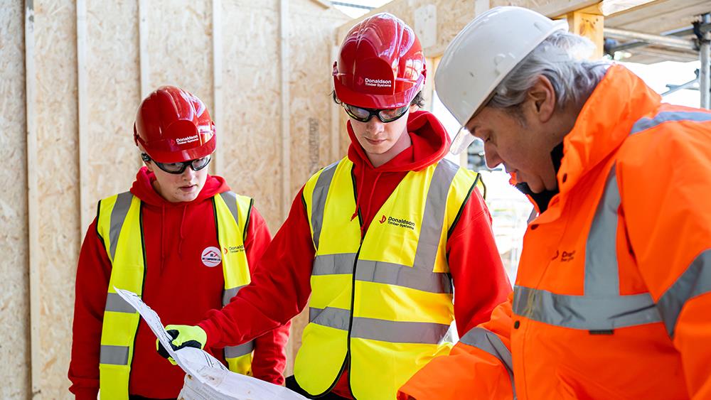 Donaldson Timber Systems partners with West Herts College on apprenticeship programme image