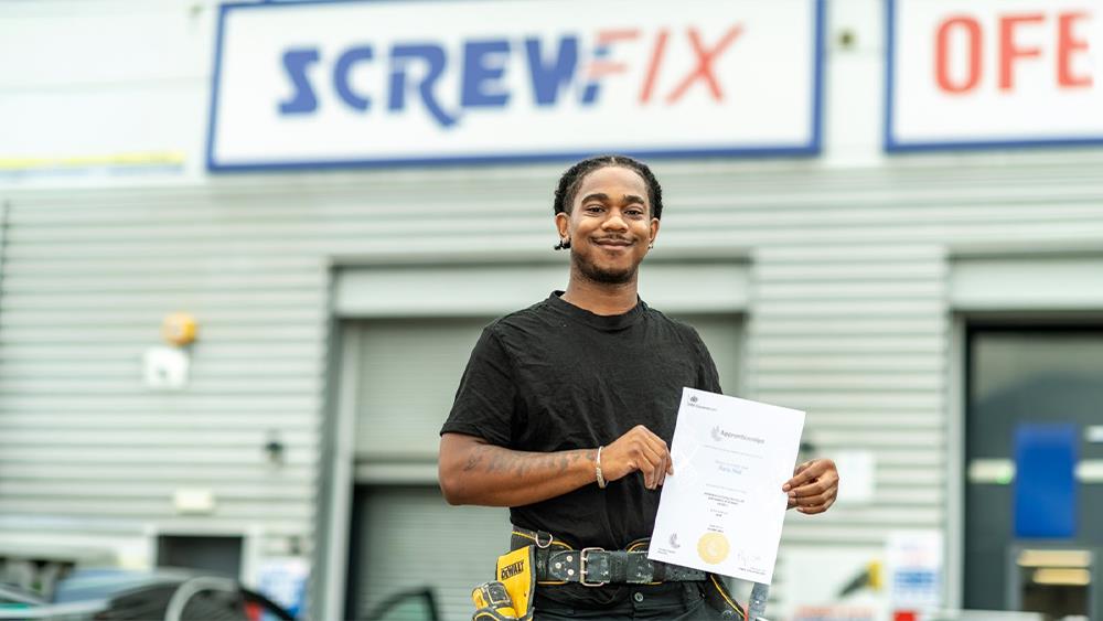 Screwfix reaches trade apprentice milestone image