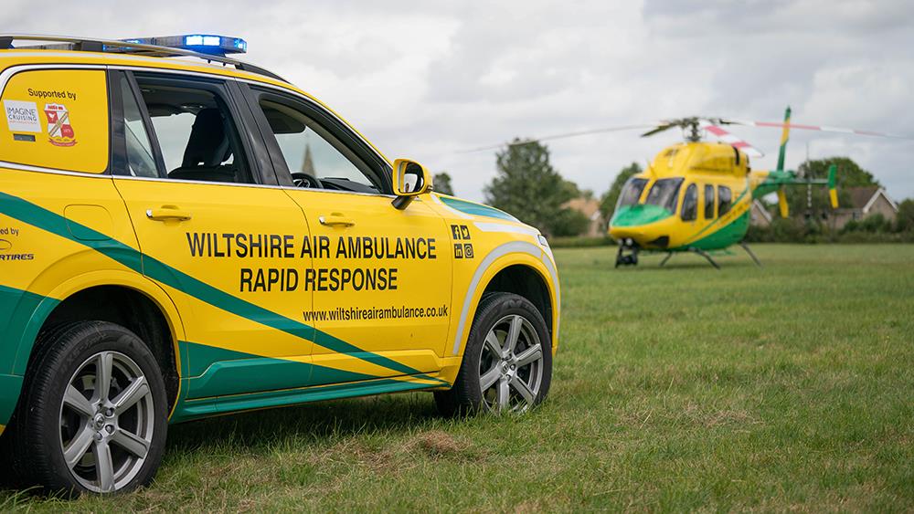 Grant UK donates £10,000 to Wiltshire Air Ambulance image