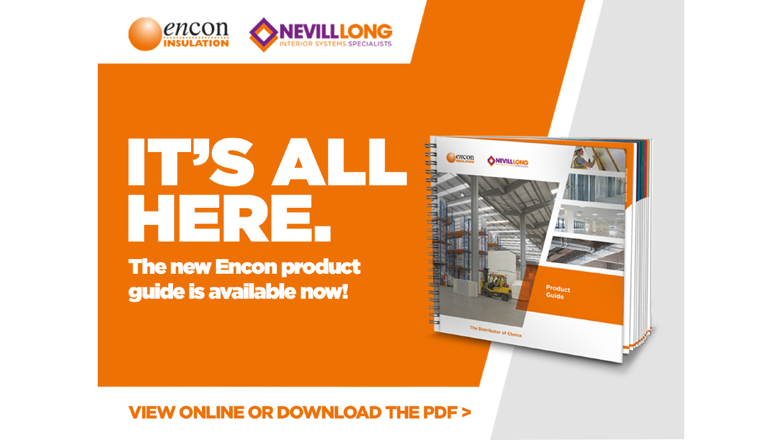 Builders' Merchants News New Encon Product Guide is Here!