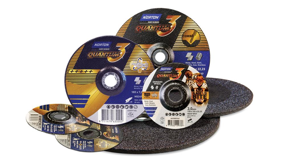 Builders' Merchants News Norton’s new Quantum3 lightweight grinding