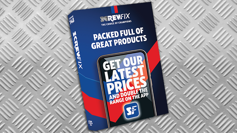 Builders' Merchants News Screwfix shelves printed catalogue