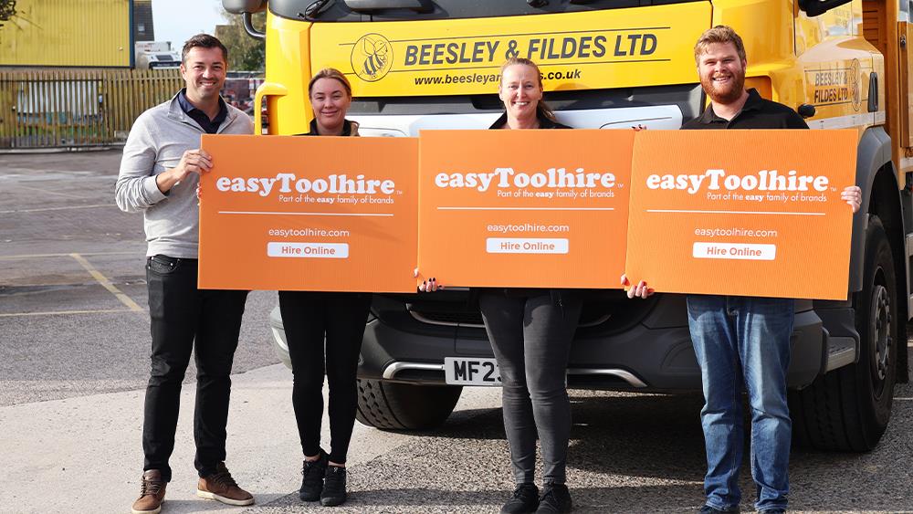Beesley & Fildes agrees exclusive partnership with easyToolhire image